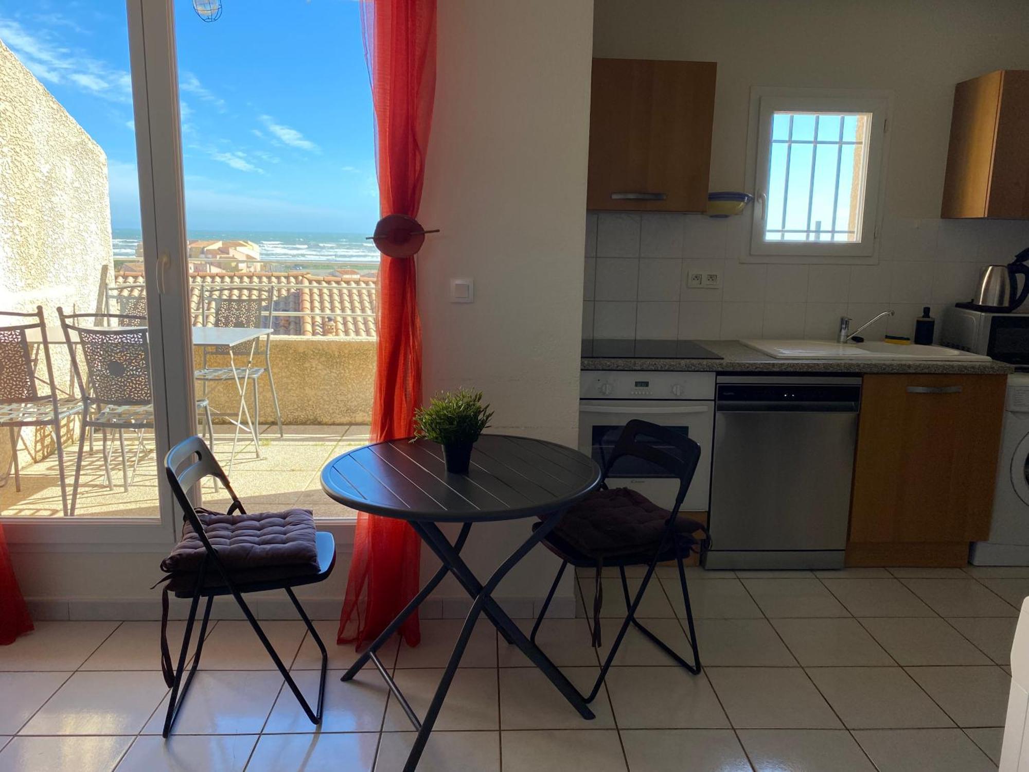 T3 Vue Mer Et Plage, Avec Wifi Et Parking Saint-Pierre-la-Mer  Екстериор снимка