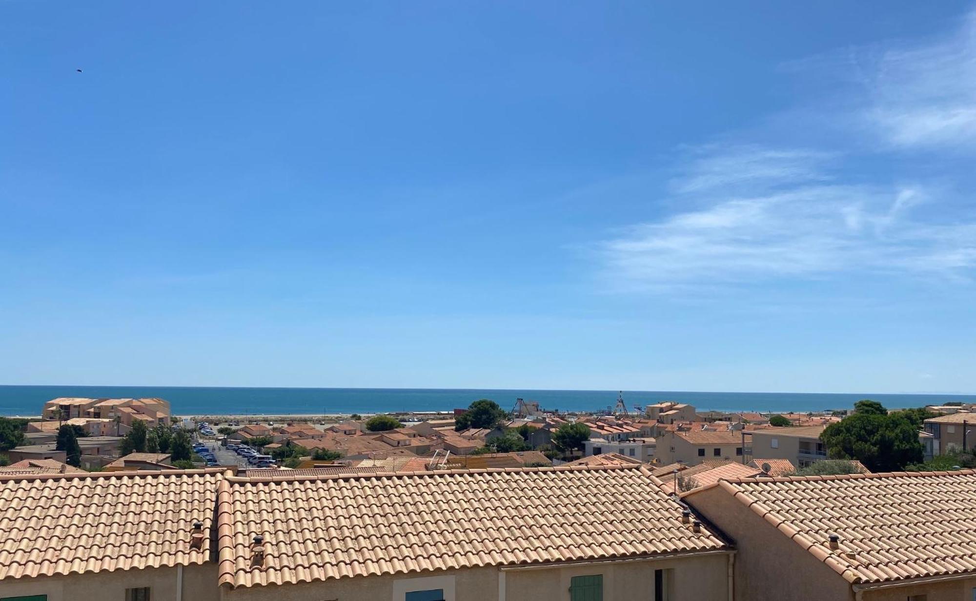 T3 Vue Mer Et Plage, Avec Wifi Et Parking Saint-Pierre-la-Mer  Екстериор снимка